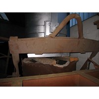 Casting ladle 8 t, BAILLOT with oilbath gearbox